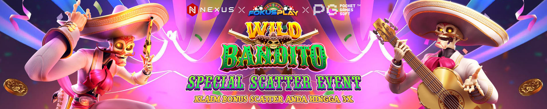 FOKUSPLAY SITUS SLOT777 GACOR WILD BANDITO PG SOFT TERPERCAYA